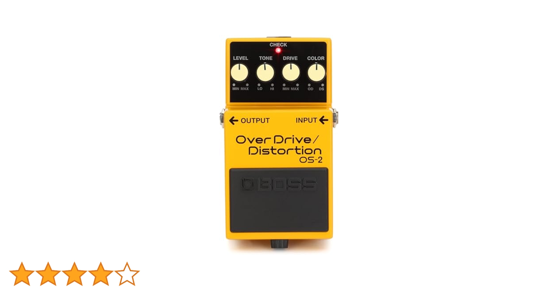 配信機器・PA機器・レコーディング機器 OS-2 (OverDrive/Distortion) Boss OS-2 Overdrive Distortion Guitar Effects Pedal